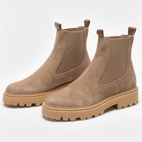 DOLCE VITA Moana Boots Truffle Suede Size 6 - Picture 9 of 10